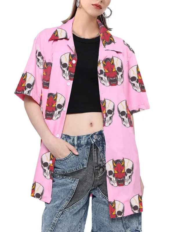 Aelfric Eden Devil Skull Short Sleeve Shirts(US ONLY) sold by Aelfric Eden