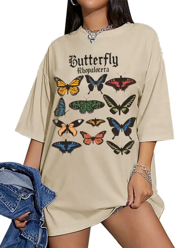 Aelfric Eden Butterfly Rhopalocera Print Tee(US ONLY) sold by Aelfric Eden