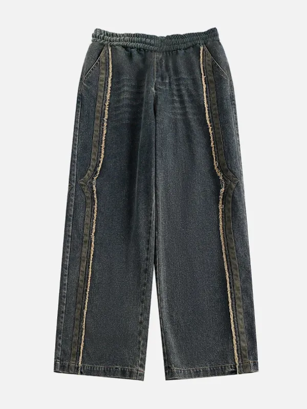 Aelfric Eden Fringe Stripe Washed Jeans sold by Aelfric Eden