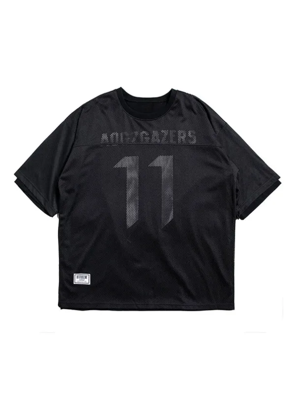 Fake Two Net Patchwork Tee sold by Aelfric Eden