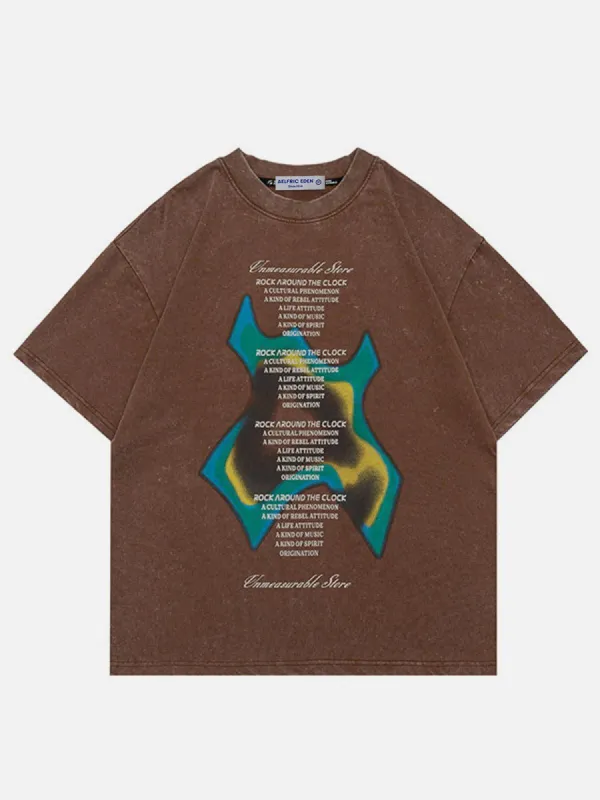 Aelfric Eden Letters Phantom Print Tee sold by Aelfric Eden