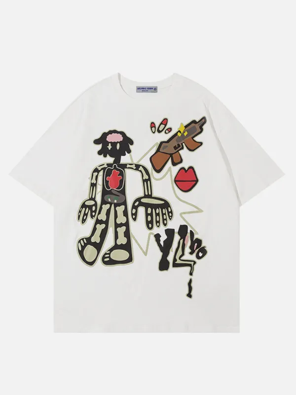 Aelfric Eden Vintage Cartoon Print Tee sold by Aelfric Eden