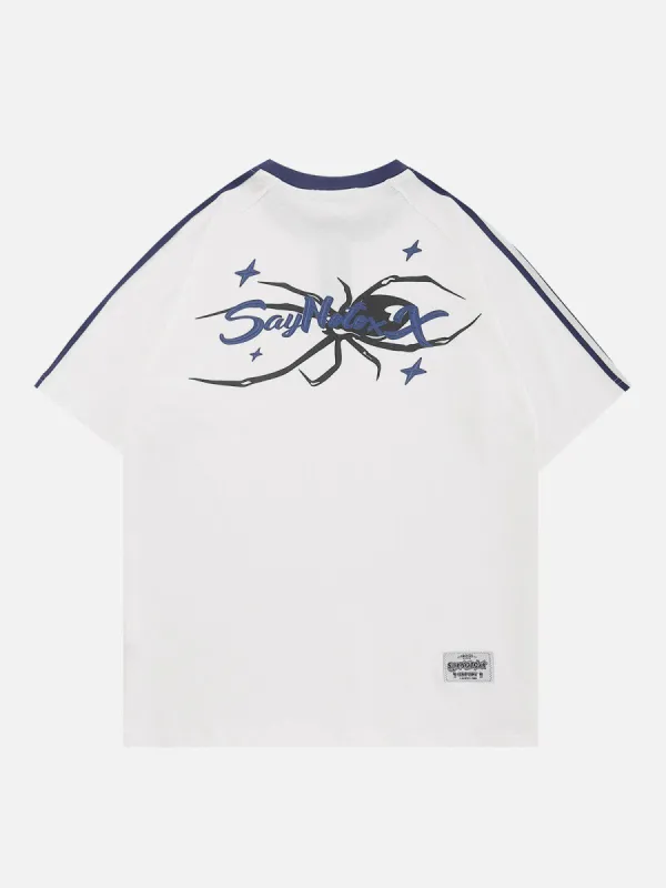 Aelfric Eden Spider Print Washed Tee sold by Aelfric Eden