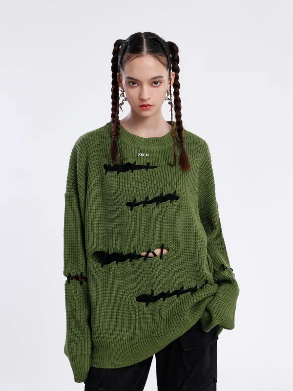 Aelfric Eden Solid Cut-out Sweater sold by Aelfric Eden