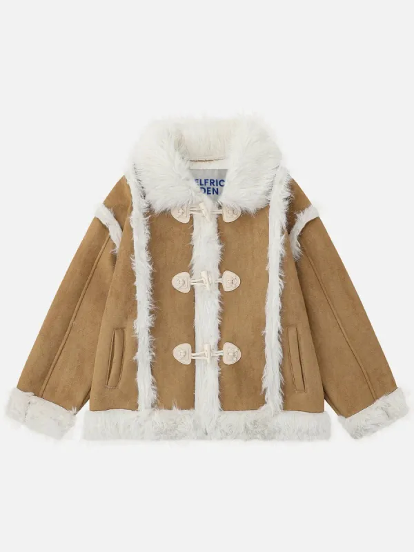 Aelfric Eden Vintage Suede Plush Coat sold by Aelfric Eden