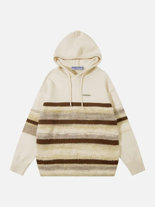 Aelfric Eden Stripe Knit Hoodie sold by Aelfric Eden