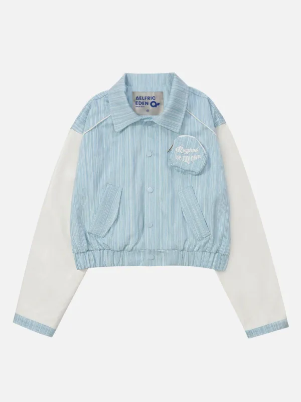 Striped Gradient Panel Jacket sold by Aelfric Eden