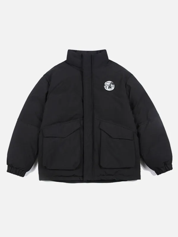 Aelfric Eden Badge Stand Collar Coat sold by Aelfric Eden