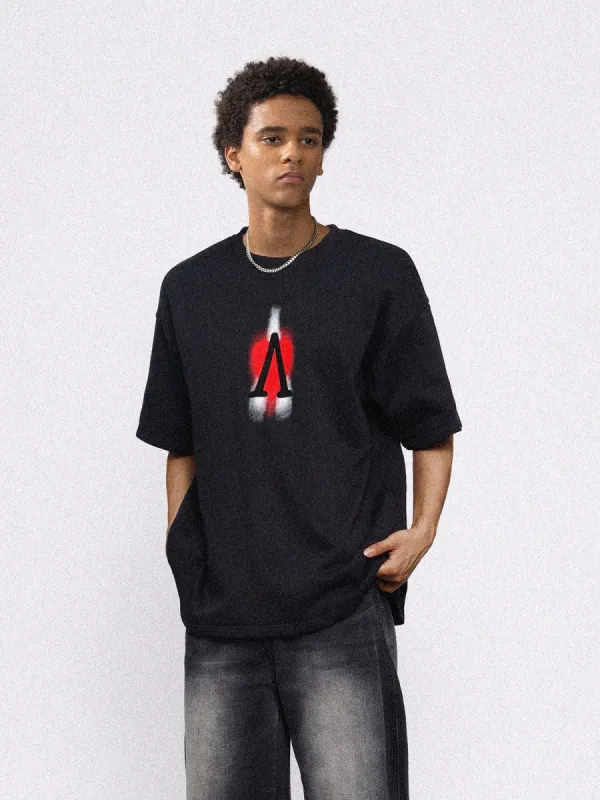 Aelfric Eden Love & Peace Blurring Design Tee sold by Aelfric Eden