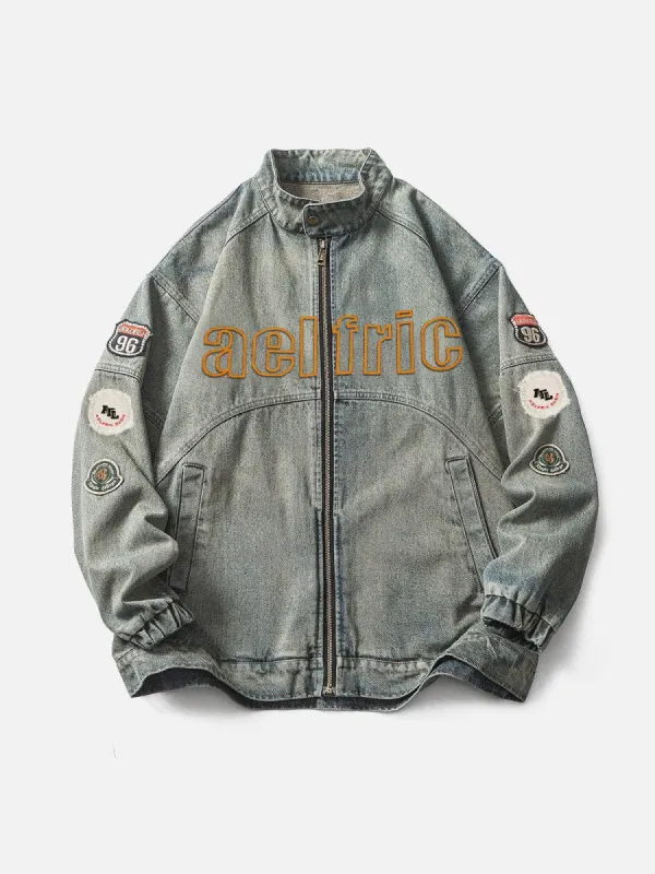 Aelfric Eden Vintage Racing Denim Jacket sold by Aelfric Eden