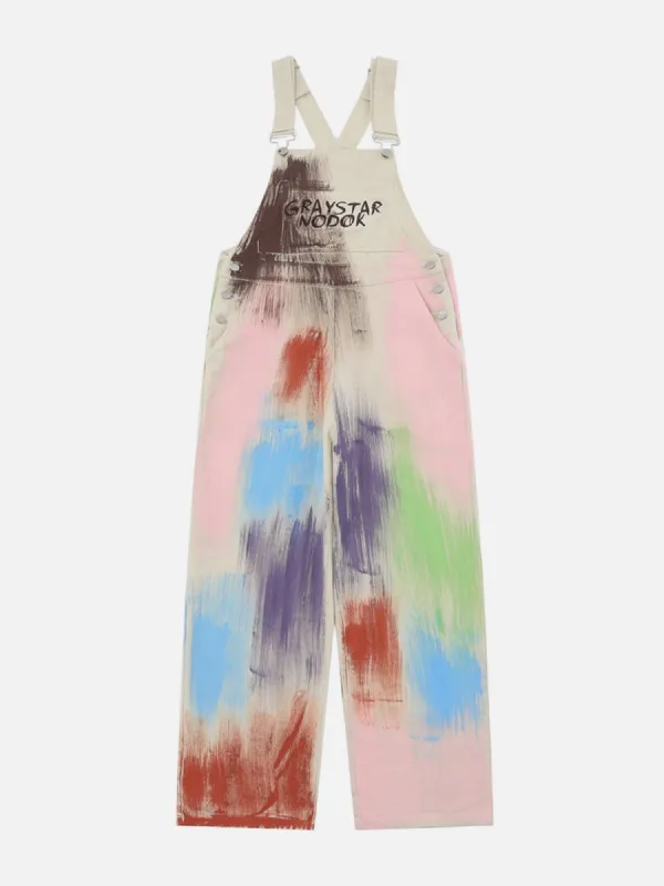 Colorful Graffiti Overalls sold by Aelfric Eden