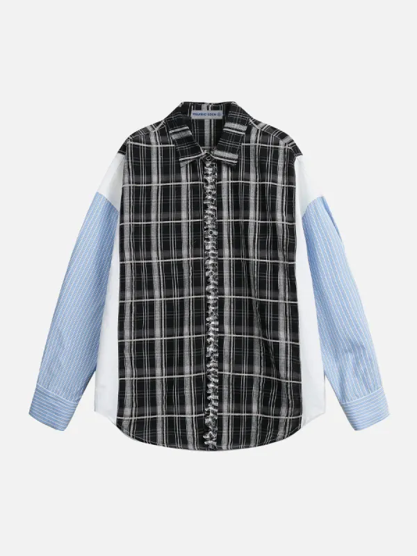Aelfric Eden Plaid Stripe Long Sleeve Shirt sold by Aelfric Eden