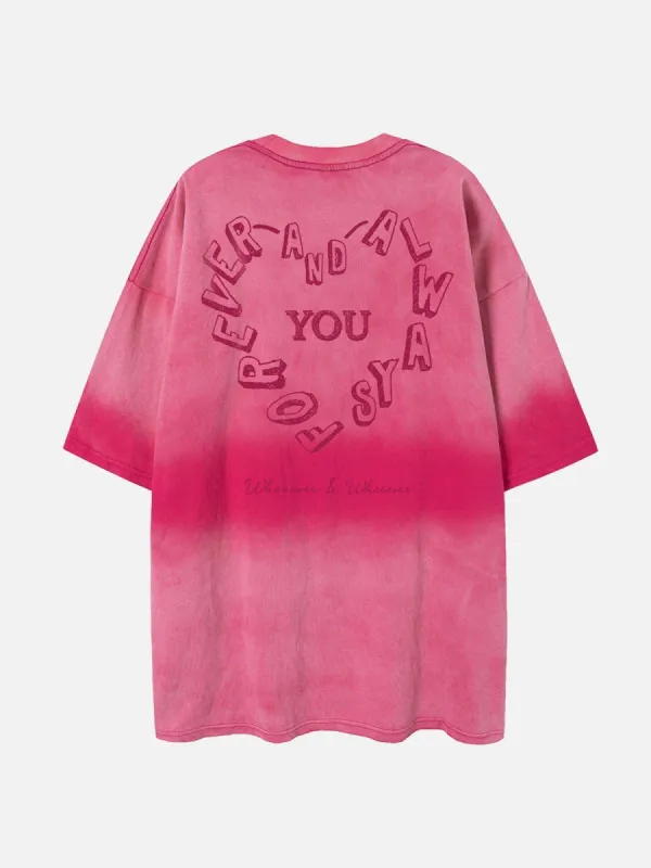Aelfric Eden Heart Shaped Letters Tee sold by Aelfric Eden