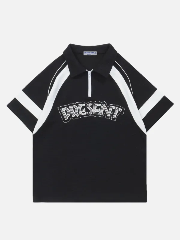 Aelfric Eden Embroidery Polo Collar Tee sold by Aelfric Eden