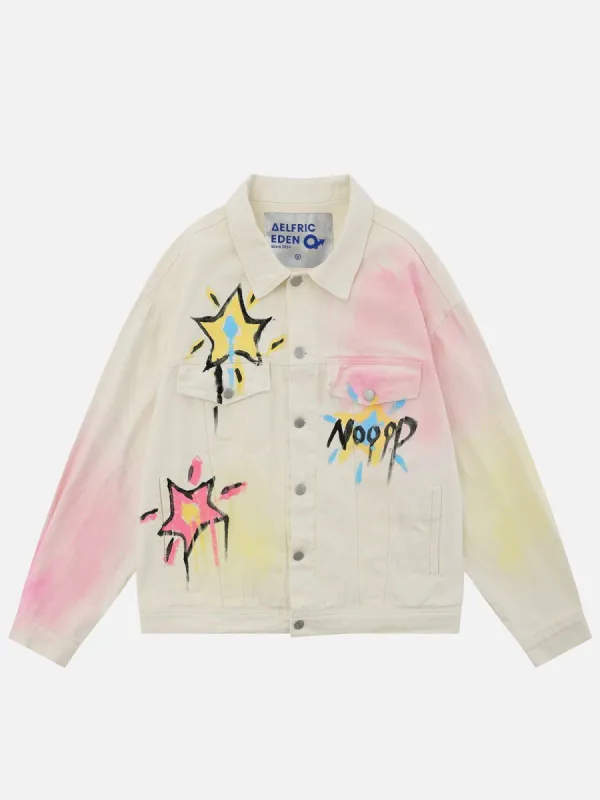 Aelfric Eden Graffiti Star Jacket sold by Aelfric Eden