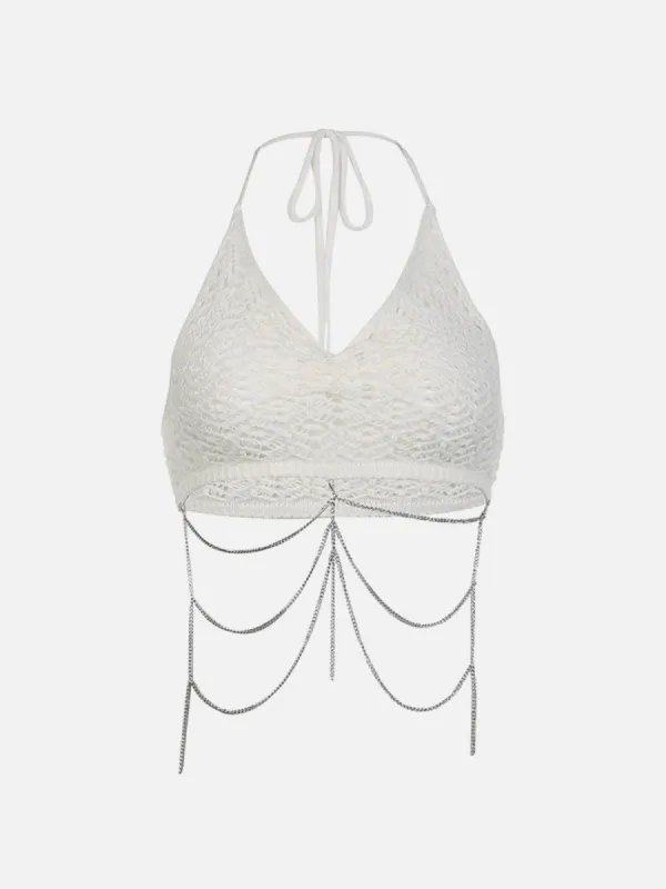 Skeleton Metal Chain Camis Top sold by Aelfric Eden