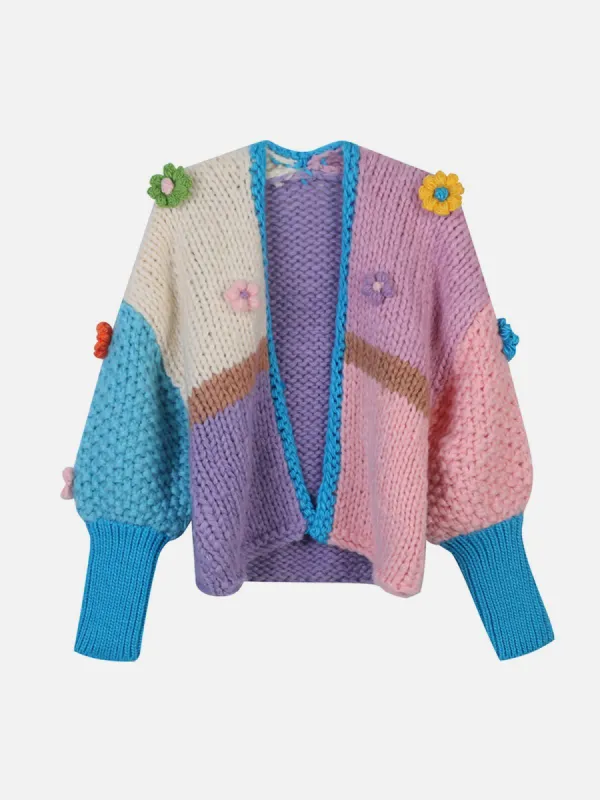 Aelfric Eden Contrast Flowers Cardigan sold by Aelfric Eden