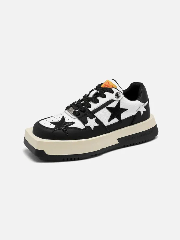 スニーカー StarryClimb Vintage Star Patchwork Skate Shoes Starry Climb Vintage Star Patchwork Skate Shoes – Aelfric eden