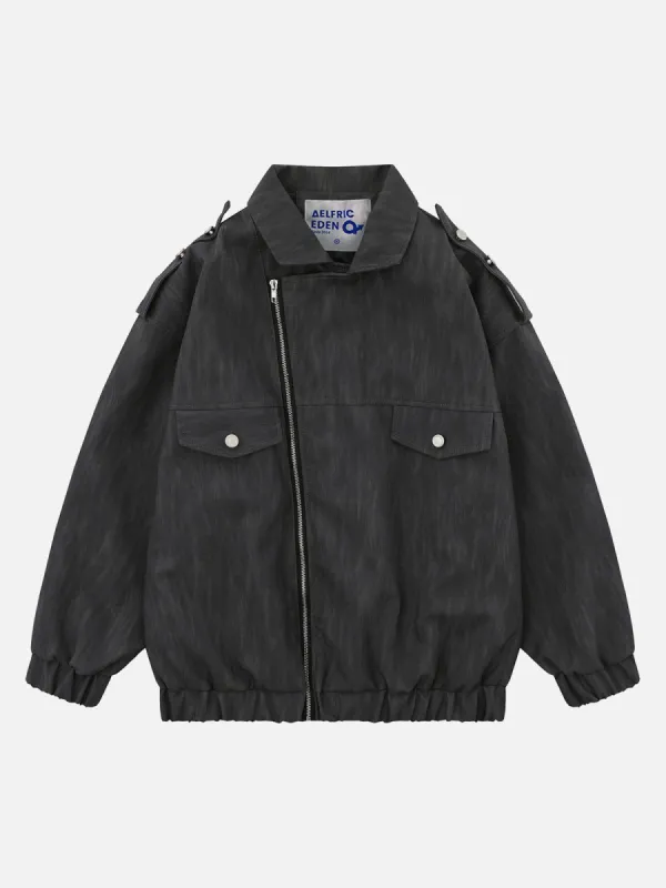 Aelfric Eden Irregular Zip Up Jacket sold by Aelfric Eden