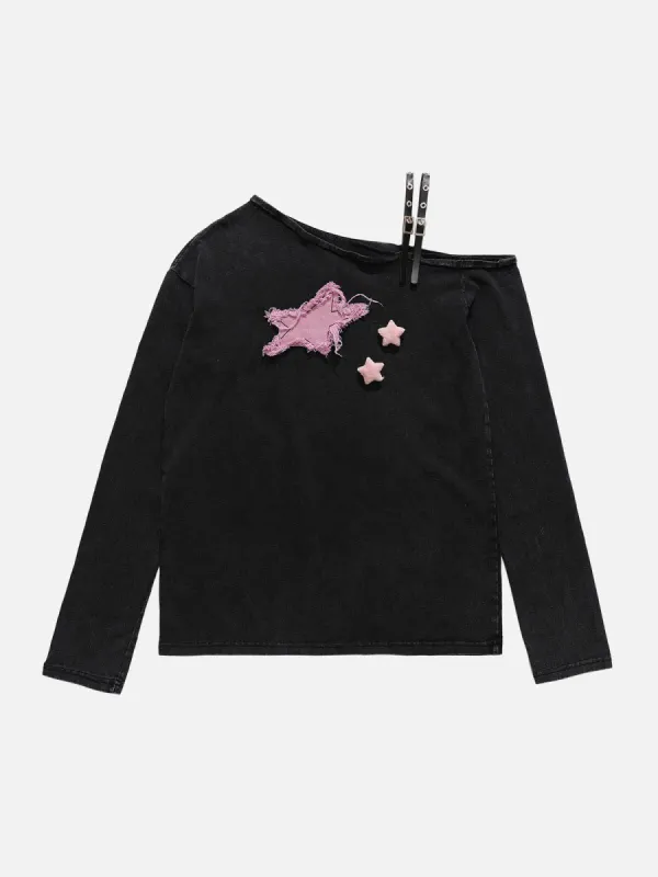 Wrap Around Stars Regular Long Sleeve sold by Aelfric Eden