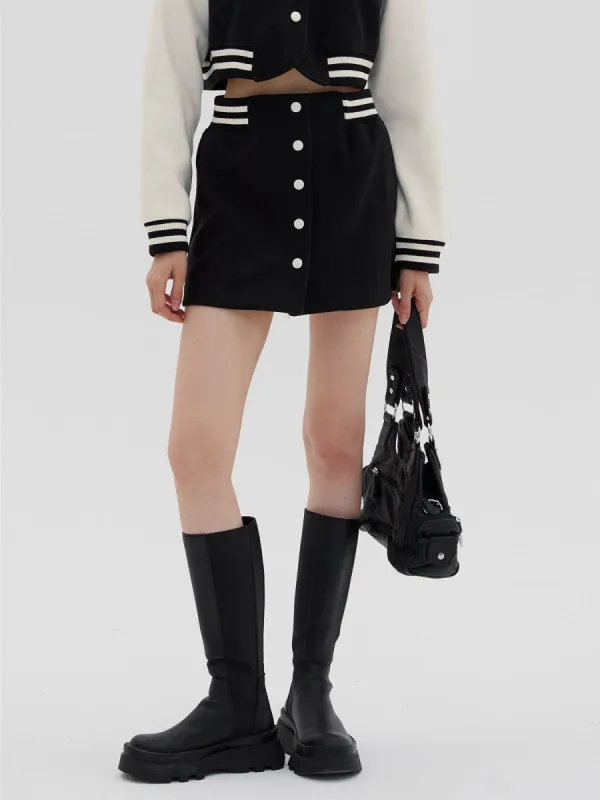 Aelfric Eden Breasted Varsity Skirt sold by Aelfric Eden