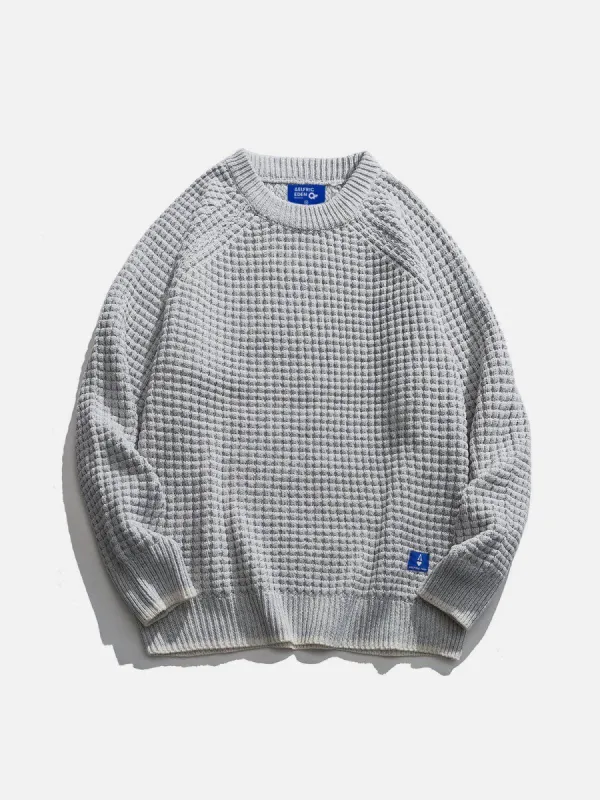 Aelfric Eden Solid 3D Knit Sweater sold by Aelfric Eden