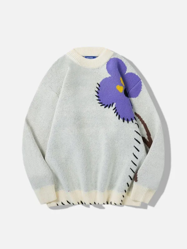 Aelfric Eden Flower Jacquard Sweater sold by Aelfric Eden