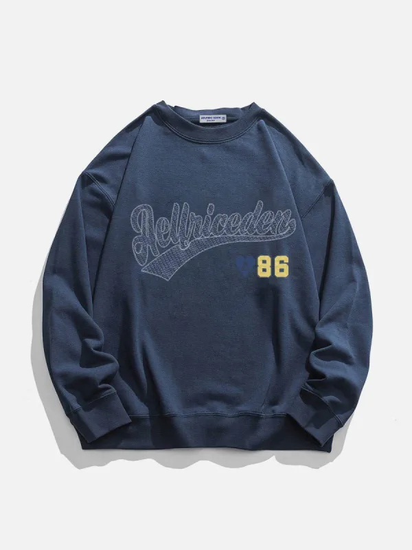 Aelfric Eden Foam Printing Sweatshirt sold by Aelfric Eden