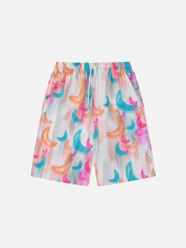 Aelfric Eden Graffiti Star Moon Shorts sold by Aelfric Eden