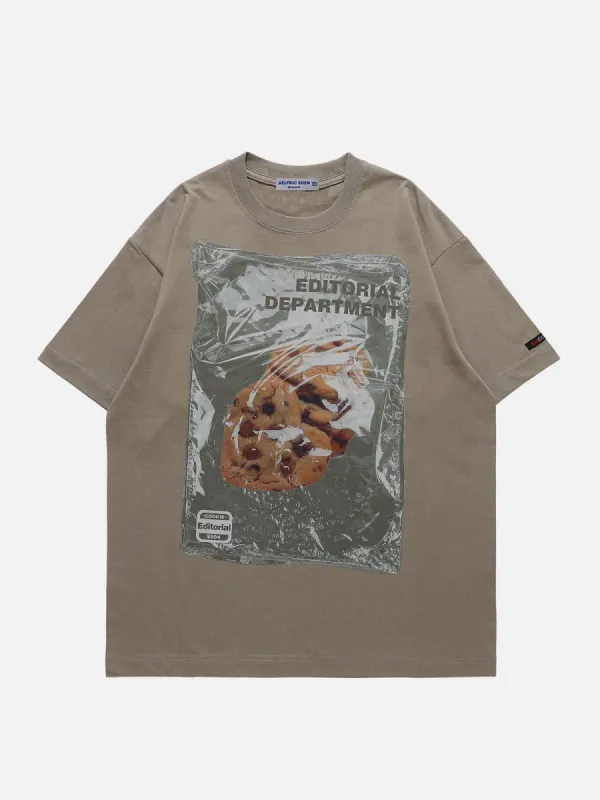 Aelfric Eden Cling Film Food Print Tee sold by Aelfric Eden