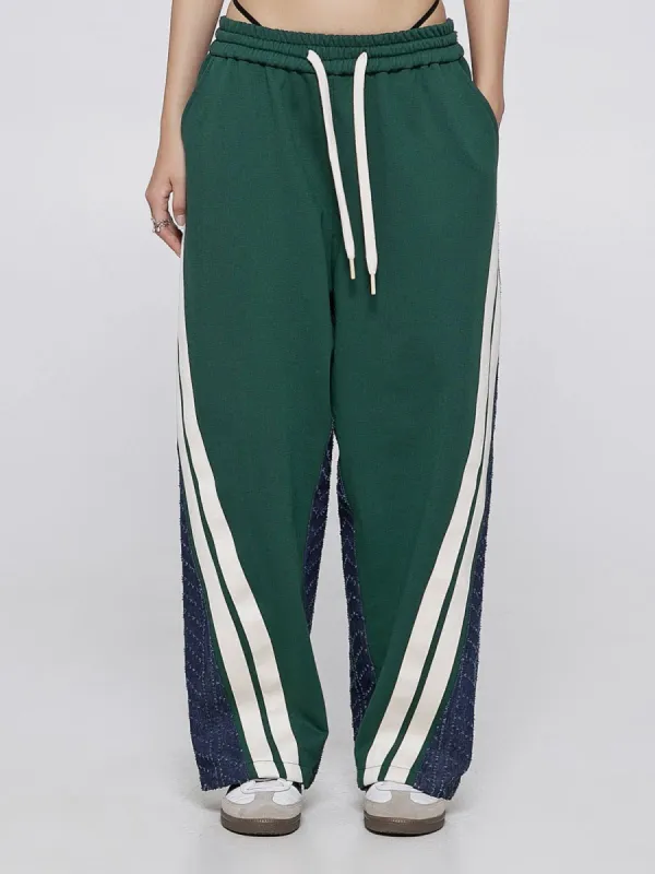 Aelfric Eden Patchwork Diagonal Stripe Pants sold by Aelfric Eden