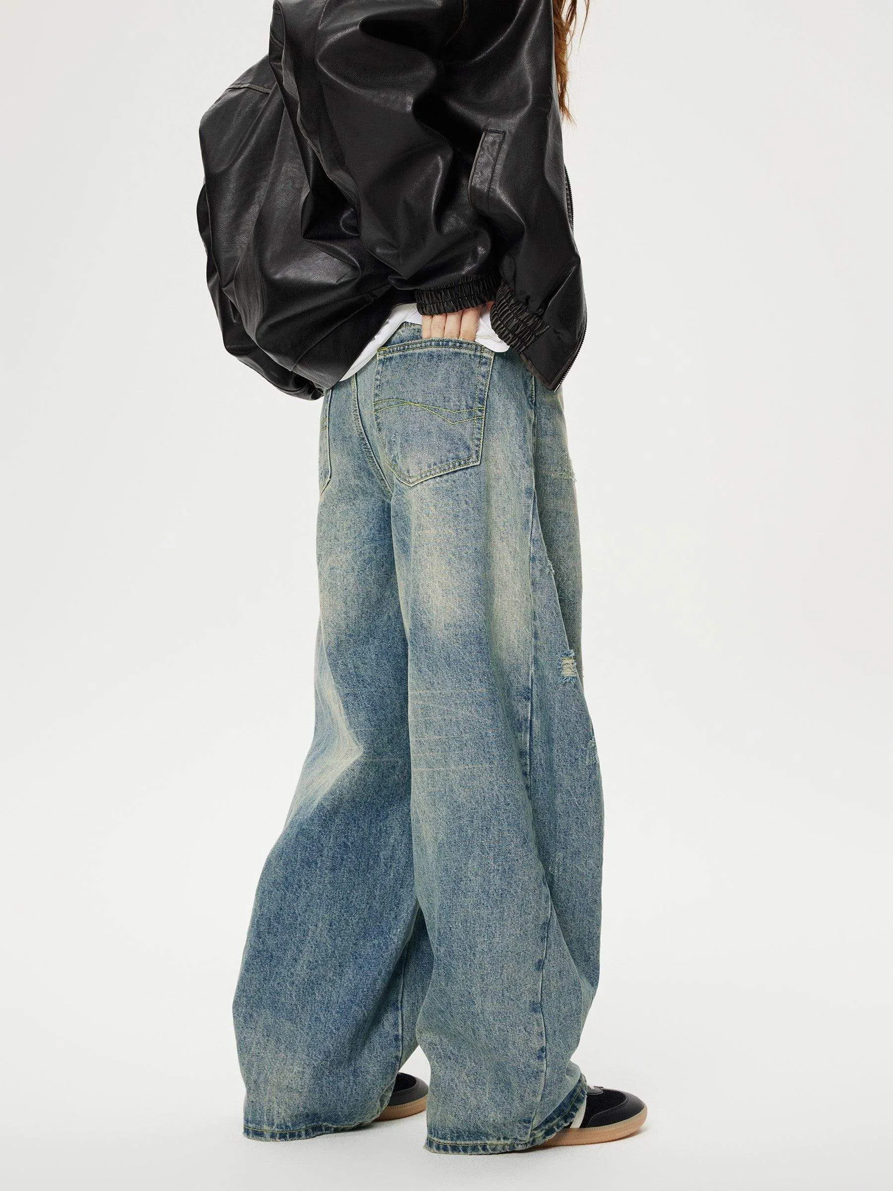 Aelfric Eden Baggy Ripped Jeans sold by Aelfric Eden product image thumbnail 2