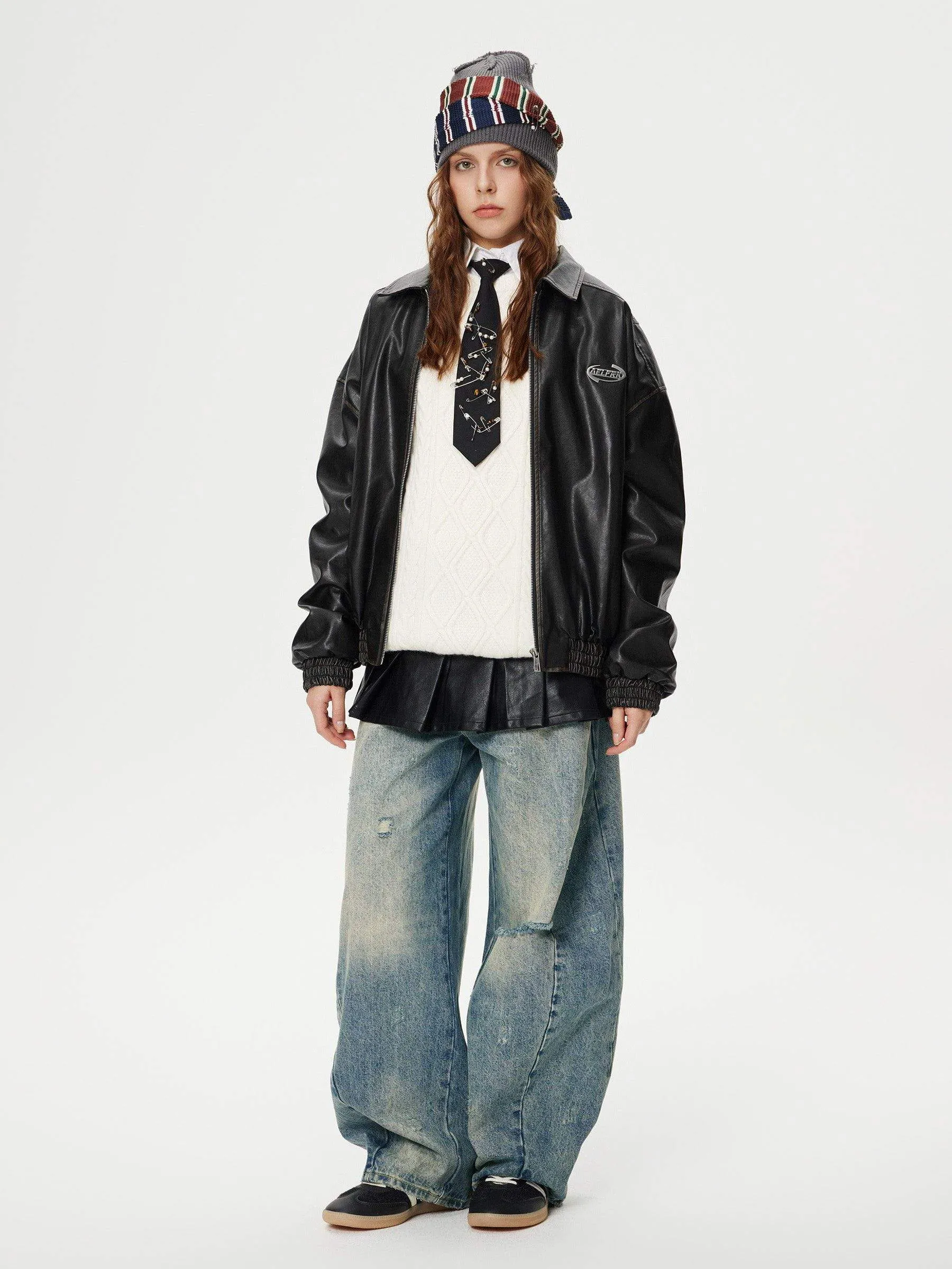 Aelfric Eden Baggy Ripped Jeans sold by Aelfric Eden product image thumbnail 4