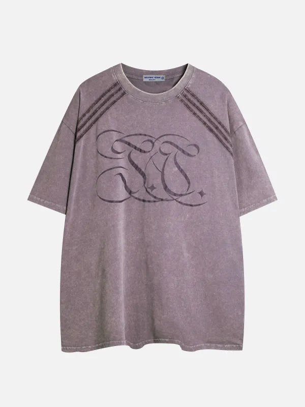 Aelfric Eden Vintage Washed Stripes Tee sold by Aelfric Eden