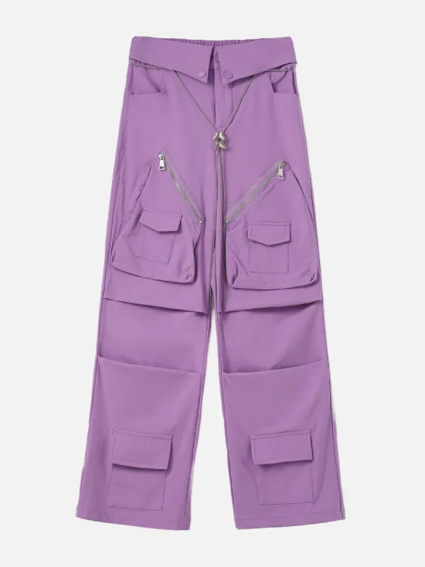 Aelfric Eden Irregular Pocket Wrinkle Fold-over Pants sold by Aelfric Eden