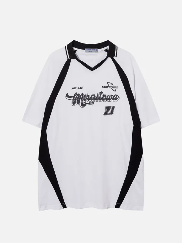 Aelfric Eden Racing Polo Collar Tee sold by Aelfric Eden