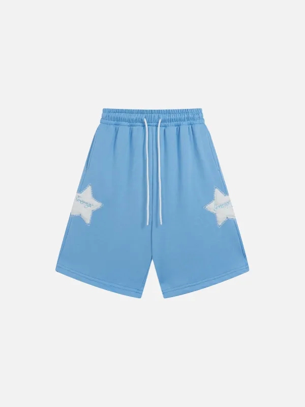 Aelfric Eden Star Flocking Embroidery Shorts sold by Aelfric Eden