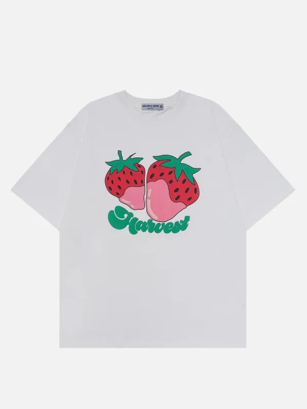 Aelfric Eden Strawberries Print Tee sold by Aelfric Eden