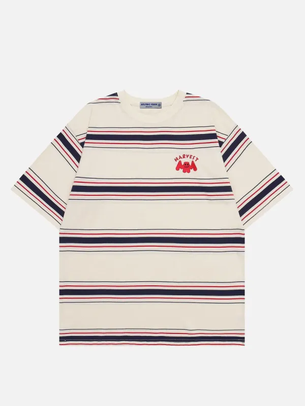 Aelfric Eden Stripes Embroidery Tee sold by Aelfric Eden