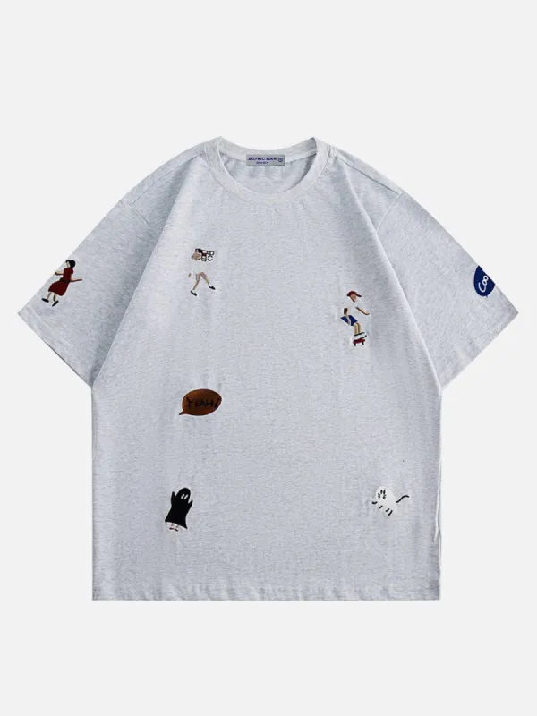 Aelfric Eden Embroidery Little Pattern Tee sold by Aelfric Eden