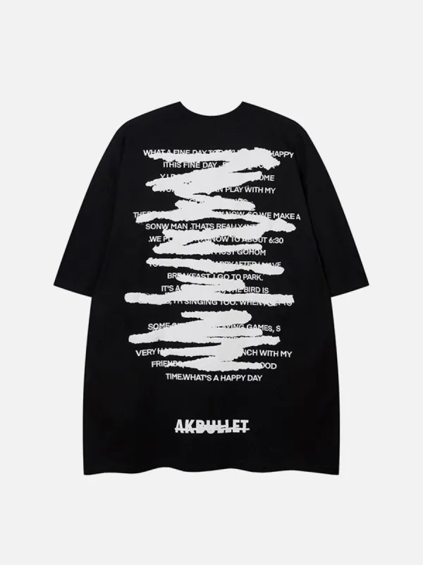 Aelfric Eden Graffiti Letter Print Tee sold by Aelfric Eden
