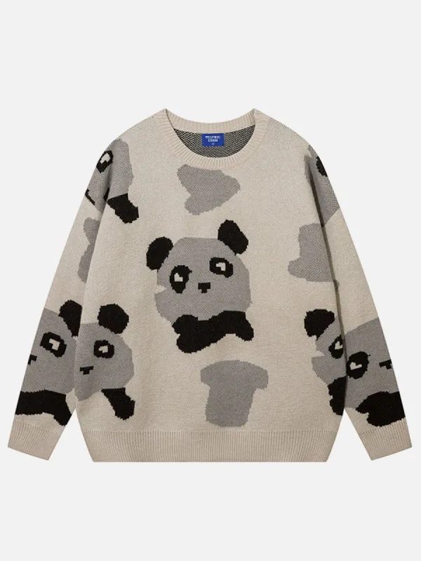 Aelfric Eden Panda Pattern Sweater sold by Aelfric Eden