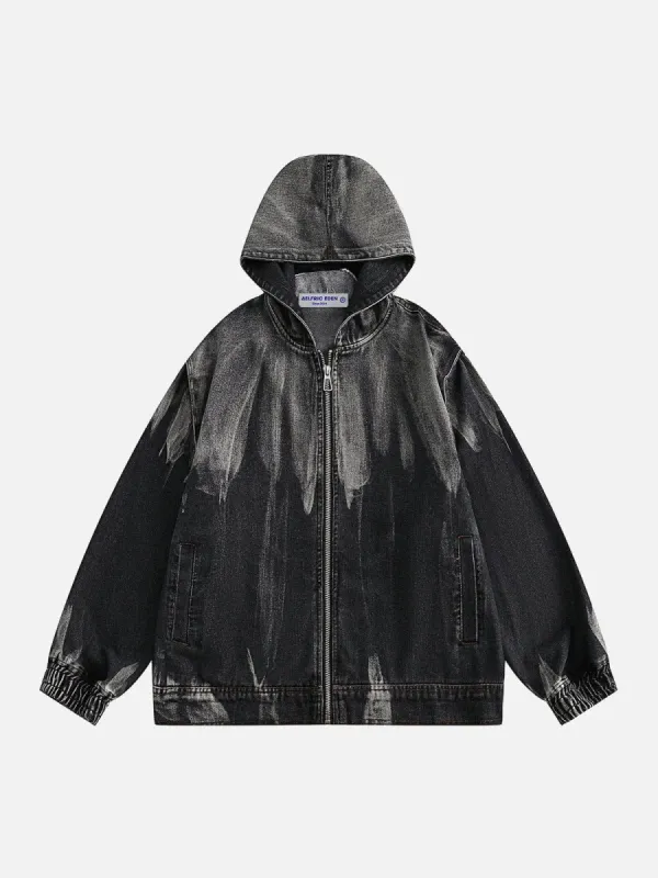 Aelfric Eden Dip-dye Denim Hoodie sold by Aelfric Eden