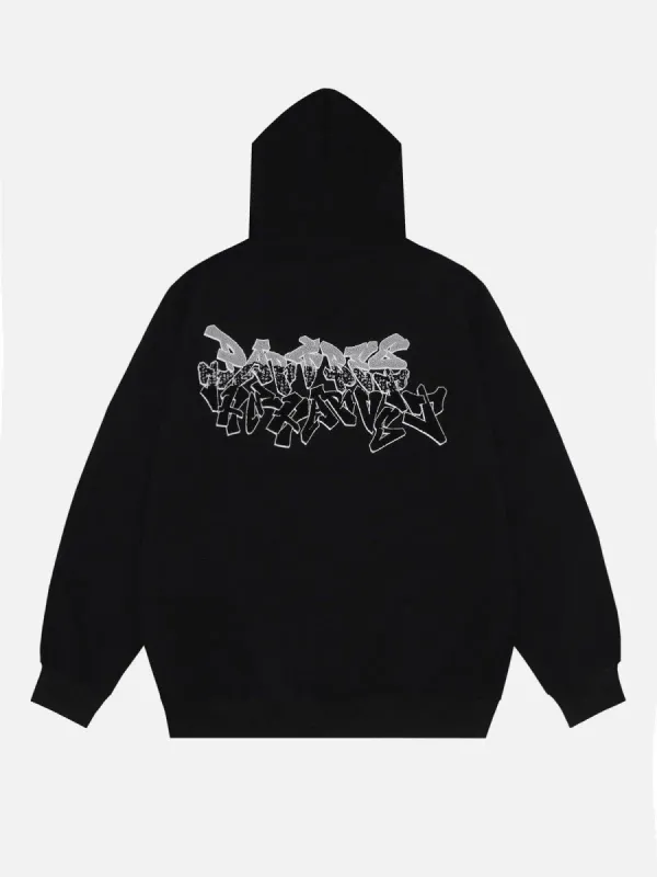 Aelfric Eden Letter Towel Embroidery Hoodie sold by Aelfric Eden