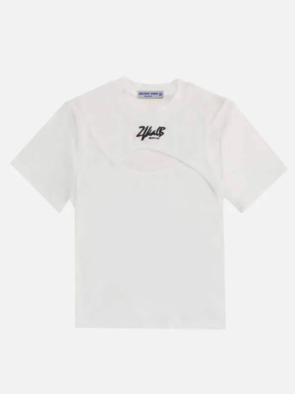 Solid Cut-out Tee sold by Aelfric Eden
