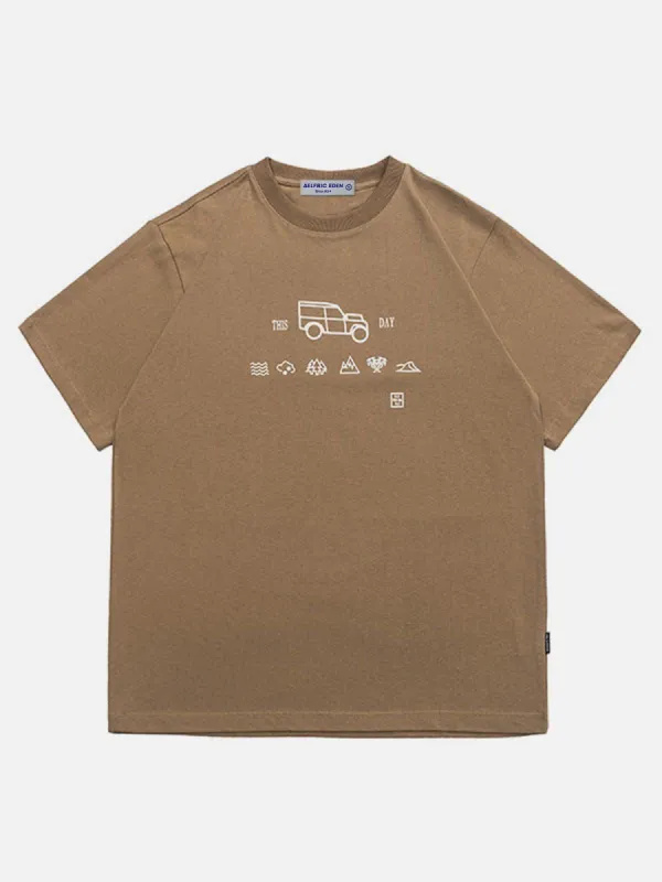 Aelfric Eden Cartoon Car Print Tee sold by Aelfric Eden