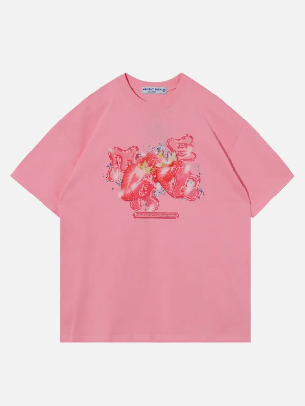 Aelfric Eden Strawberry Print Tee sold by Aelfric Eden