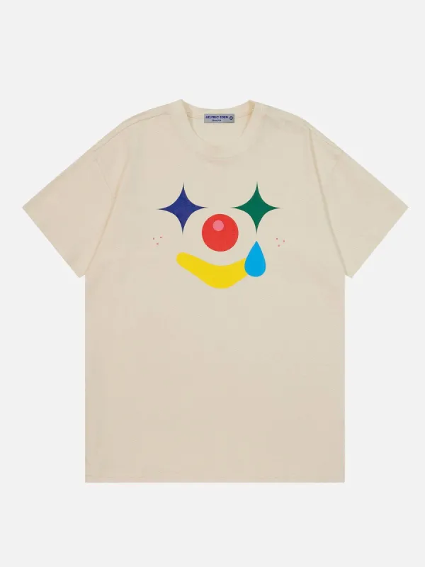 Aelfric Eden Clown Star Print Tee sold by Aelfric Eden