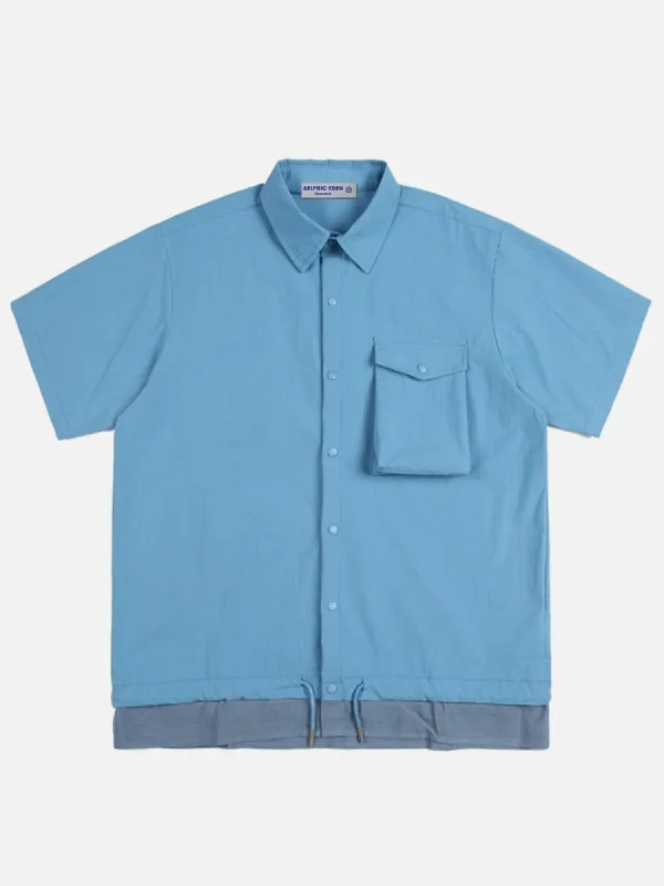 Aelfric Eden Hem Patchwork Short Sleeve Shirts sold by Aelfric Eden