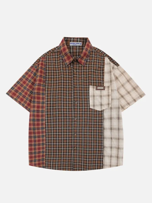 Aelfric Eden Color Blocking Short Sleeve Shirts sold by Aelfric Eden